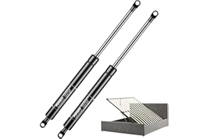 ‎VEPAGOO Vepagoo 500mm 800N Gasdruckdämpfer Gasdruckfeder, 80kg Gasfeder für Bettkasten, Türen, Bodenluken, Schuppenfenster und andere Schwerlastanwendungen, M8 Ösenköpfe (8mm Durchmesser), 2er Set