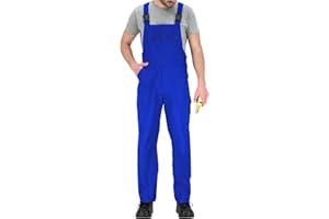 BWOLF Slater Men's Dungarees | Work Trousers with Bib | Work Bib and Brace Overalls Men | Protective Dungarees | All Seasons