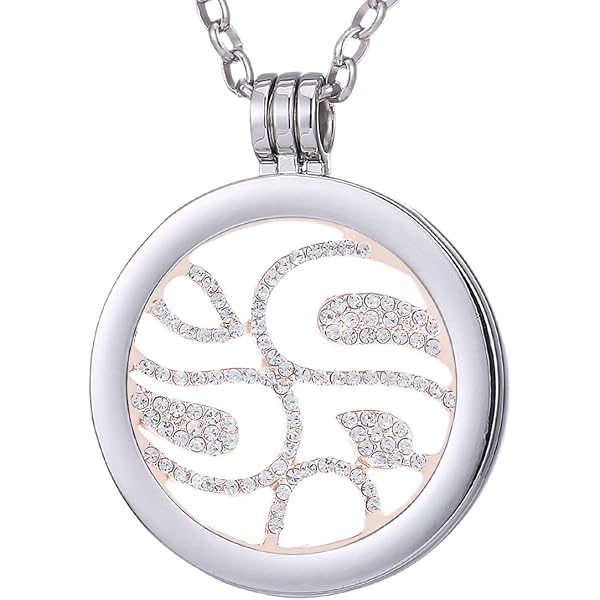 Collana in acciaio con Angelo - Gioielli - Collane - di Olmery Cre