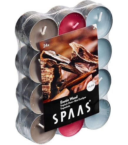 Bougies Chauffe-Plats Parfumées Spaas X12 - Parfum Warm Wonder (Pomme Cannelle) | 4.5h De Combustion