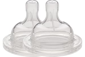 Klean Kanteen 1000455 Fläschchenaufsatz mittlerer Trinkfluss 2 Stück, transparent