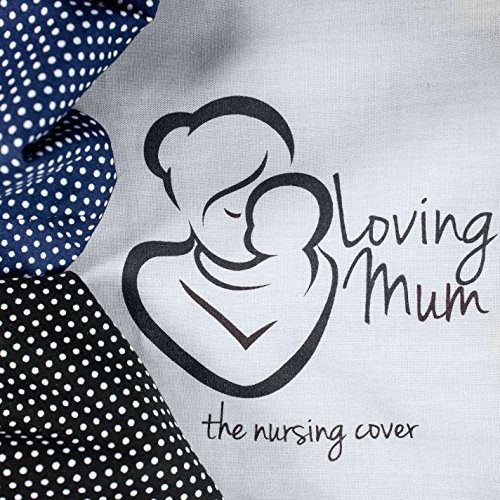 Stillen Abdeckung, Stillschal, Stilltuch von Loving Mum – 75 x 110 cm – 100% Baumwolle Schal zum Stillen, Stillcape, Mamascarf, Stillponcho, Stillstola – Bequemes und diskretes Stillen in der Öffentlichkeit! Ideales Geburtsgeschenk für Baby und Mama! - 5