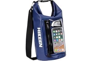 BOOSTEADY IP68 Zaino Impermeabile 5L - Custodia Impermeabile per Telefono Touch Screen con Cerniera per Mantenere l'attrezzatura Asciutta Adatto per Kayak Canottaggio Campeggio, Borsa Stagna