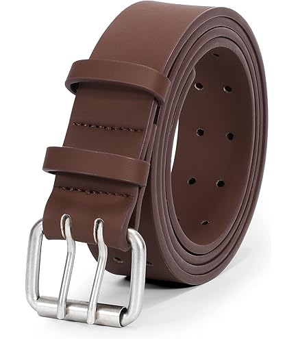 RETTUNGSRING by showroom 019° Leren riem lagarto koraal, met RETTUNGSRING by showroom 019° Leren riem lagarto koraal, met