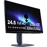 Alienware 25 Gaming Monitor - AW2525HM, FHD (1920 x 1080), 320Hz, Fast IPS | 0.5ms, NVIDIA G-SYNC Compatible, AMD FreeSync Pr