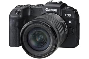 Canon EOS RP aparat systemowy z obiektywem RF 24 – 105 mm F4 – 7.1 IS STM, bezlusterkowy, wyświetlacz LCD II o przekątnej 7,5 cm, 4 K, procesor obrazu DIGIC 8, Wi-Fi, Bluetooth, pełnoklatkowy, czarny