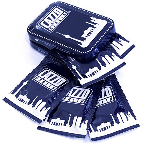 Preisvergleich Produktbild CAZZO Berlin Kondom-Dose mit 5 Kondomen