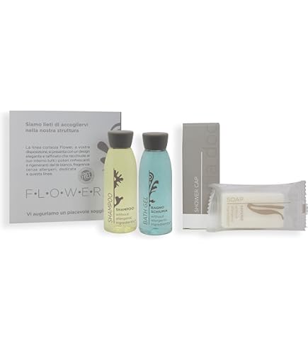 Kit Cortesia 360 Pezzi Per B&B - Shampoo, Saponette, Cotton Fioc E Altro - Foto 3