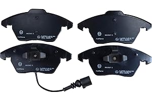 AutoMentum AM23587.5 Kit Pastiglie Freno di 4 per VOLKSWAGEN POLO (6R1 6C1 601 603) 2009- Assale anteriore e altri veicoli