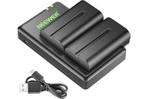 Neewer Akumulator Litowo-Jonowy do Sony NPF550 570 530 HandyCams Neewer CN-160 CN-216 LED, 2600 mAh