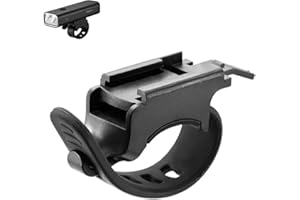 FJYXCHENXM Bike Light Bracket Bike Headlight Stand Mount Secure Lamp Bracket Mount Front Light Stand for QD250 YQ200400, Black