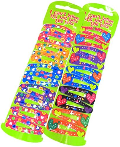 10 Heart Hair Clips Hair Grips Slides Snap on Clips Hair Accessories
