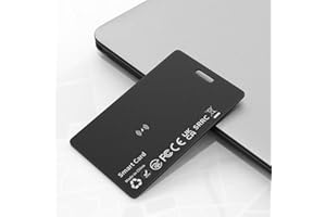 LONGTOO Smart Wallet Tracker Card（Thinner, waterproof）, Bluetooth Anti-loss Thin Wallet Finder Card, Rechargeable Long Distance Wallet Locator, Wallet Item Finder, Suitable for Iphone(Only IOS)