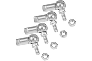 Jemcgrl CS8, Roulement à Billes à Rotule avec Goujon, M5X0.8Mm en Acier au Droitier 4 PièCes SéRies, Roulement à Rotule