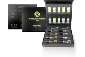 MD PARFUMS LE MONDE DU PARFUM MDPARFUMS - Pudełko Discovery - Prywatna kolekcja CP Prestige - 10 próbek 2 ml - Perfumy unisex - Drzewiaste, kwiatowe, bursztynowe i smakosze