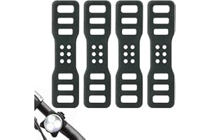 Ecoticfate lumière vélo | Fixation élastique pour lampe poche, facile à installer, fixation compactes pour accessoires vélo