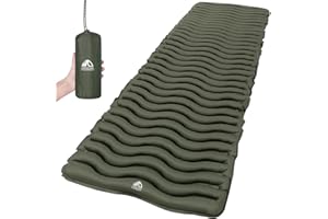 Unigear Ultralekka nadmuchiwana podkładka do spania, kompaktowa mata kempingowa, lekki materac kempingowy do wędrówek i podróży z plecakiem