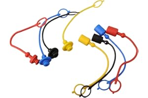 JUMPLUSHION Conectores hidráulicos, 4 pares de polvo macho y hembra para garantizar la limpieza (1/4)