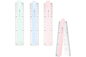 NAZAZ Ensemble de 3 Règles Pliables 30 cm en Plastique Souple - Multicolore, Idéal pour Écoliers et Professionnels, Accessoire de Papeterie Flexible et Durable