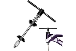 Zyluniy Casque de Vélo Support de Pédalier, Outil d'installation de Casque de vélo, extracteur de Cuvette de Fourche, Outil de Montage/démontage pour Jeu de Direction et boîtier de pédalier - Noir