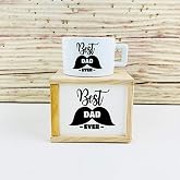 giftmoda Ahşap Kutunda Best Dad Kupa Bardak