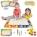Produktbild Magic doodle Malmatte/Wasser Drawing Painting Mat(73.5cm x 48.5cm)with Colors,CJbrother Magnetic Water doodle Doodle Matte zum Bemalen mit 3 Wasser Doodle Stifte + 1 Malerei-Vorlagen + 1 EVA-Grafik