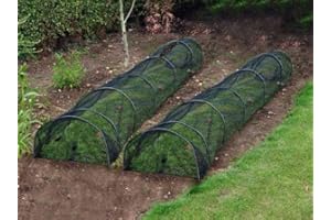 DIVCHI 2 x NEW GARDEN NET GROW TUNNEL PROTECT PLANTS VEGETABLES INSECTS BIRDS PESTS
