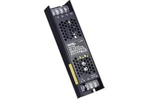 VARICART 24V LED Driver Dimmable 60W 2.5A, AC 240V to 24V DC Switching Low Voltage Transformers, TRIAC & 0/1-10V Dimming, Constant Voltage Output LED Power Supply - Cooling, Silent and Flicker Free