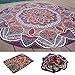 Produktbild 145cm Printing Thin Chiffon Beach Shawl Mat Mandala Round Bed Sheet Tapestry Tablecloth Decor