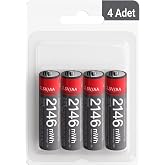 Yesido YP88 4 Adet Şarj Edilebilir Y&uuml;ksek Verimli 1430 mAh 1.5V AA Pil - Siyah