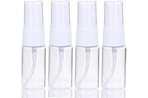 Luxiremi Lot de 4 vaporisateurs rechargeables réutilisables de voyage pour cheveux, nettoyage, aromathérapie et huiles essentielles - 20 ml