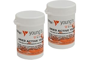 2x Dried Active Yeast 100g Youngs - Home brew Beer & Wine Making