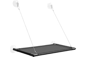 NEVYTOL 67 * 39.5cm Cama Gato Radiador, Transpirable Hamaca Ventana Gato, Hamaca Ventana Gato, Hamaca Gato Pared, Hamaca para Gatos Ventana, Adecuado para Gatos de hasta 25 kg