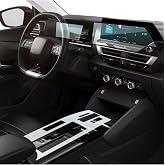 ael-tech Citroen C4 SUV, C4 X 2021-2025 ile Uyumlu Dijital G&ouml;sterge, Navigasyon ve Orta Konsol Koruyucu 3'l&uuml; Set