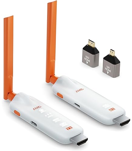HDMI draadloze zender en 2 ontvangers, 150 m bereik, draadloze