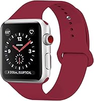 HILIMNY Correa Apple Watch 38MM 42MM, Suave Silicona iWatch Correa, Para Series 3, Series 2, Series 1, Nike+, Edition,...