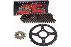 JOMTHAI ASAHI Chain Set Suitable for Honda CBR 125 R 11-17 Chain JT 428 HDR 128 Open 15/44