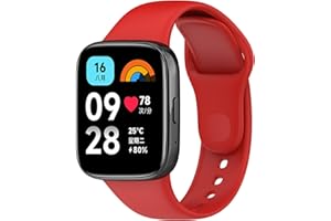 Wownadu Bracelet Compatible avec Xiaomi Redmi Watch 3 Active Bracelets Femme Hommes, Compatible pour Xiaomi Redmi Watch 3 Lite Bracelet Remplacement (Pas de Tracker)