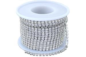 ALEXCRAFT 9mx2,8 mm diamantes de agua para costura joyas de diamantes de agua para costura artesanías flash con borde