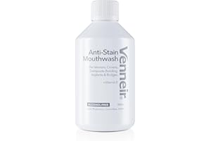 Venneir® Anti-Stain, Alcohol-Free Mouthwash for Veneers, Implants, Bonding & Crowns — Protects Dental Work, Prevents Stains, No Discoloration, Alcohol-Free, Enamel-Safe, Vegan, Vitamin E & Aloe