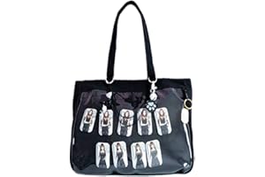 AlwaySky Ita Tote Bag Clear Window for Pins Ita torba na ramię Anime tornister szkolny DIY Cosplay Comic Con
