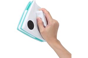 JIEYUCHU Limpia Cristales Magnético, Profesional Limpiacristales, con Doble Lateral para Ventanas de 5-12 mm, Cepillo de Limpieza de Vidrio de Lado con Cuerda Anti-caída