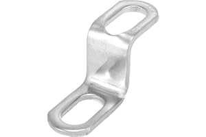 Motoforti 20mm 0.8" Motorcycle Exhaust Pipe Bracket Z Shape Muffler Clamp