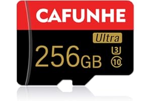 CAFUNHE Carte Micro SD 256 Go Carte TF 256 Go Carte mémoire Haute Vitesse pour Appareil Photo pour Smartphones Android, GOPRO, tablettes et Drones