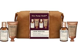 Baylis & Harding The Fuzzy Duck Bergamot, Hemp & Sandalwood Men's Luxury Wash Bag Gift Set (Pack of 1) - Vegan Friendly
