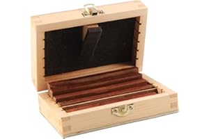 Hausdec 6 Pairs 12Pcs Parallel Pad Gauge Block Alloy Steel CNC Milling Pads Set 120mm x (10-35Mm) for Milling Machine Lathe