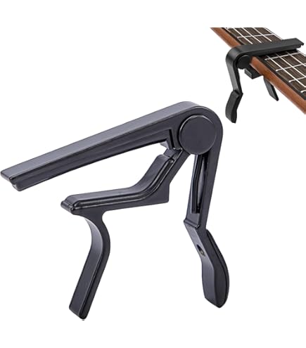 Capodastre Martin 18A0123 Réglable - Pour Guitare Acoustique, Classique, Électrique - Noir