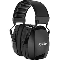 Procase Updated version: Noise protection sound insulation headphones, NRR 35-dB hearing protection, safety earmuffs for shoo