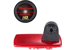 NAVINIO Voiture Troisième monté sur Le Toit Haut caméra lumière de Frein Voiture de Vision caméra de Recul Replacement for Opel Vivaro Surf Concept Life Combo Vauxhall Renault Trafic Fiat Nissan Primastar