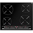 TEKA IZC 64010 BK MSS 60 cm Electric Induction Hob with 4 cooking zones, Direct Functions and Touch Control Multi-Slider